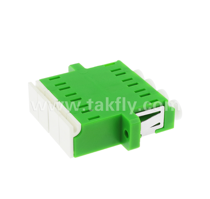 LC Quad Inner Shutter Adapter – 4-in-1 LC Duplex APC with Built-in Shutter, Protects Eyes from Fiber Optic Laser, IEC & RoHS Compliant, for Data Center & High-Power Fiber Connections