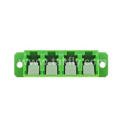LC Quad Inner Shutter Adapter – 4-in-1 LC Duplex APC with Built-in Shutter, Protects Eyes from Fiber Optic Laser, IEC & RoHS Compliant, for Data Center & High-Power Fiber Connections