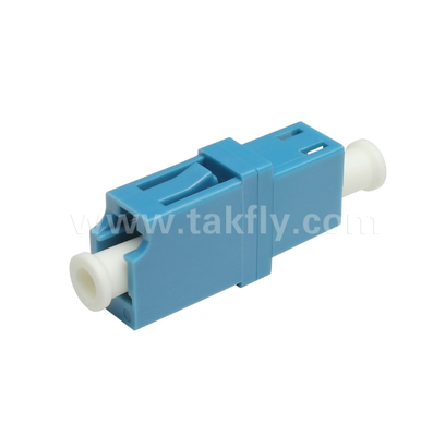 LC Simplex Fiber Adapter – Low Insertion Loss, Precision Alignment, High & Low Temperature Resistant, for Data Center & FTTx Fiber Connections