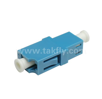 LC Simplex Fiber Adapter – Low Insertion Loss, Precision Alignment, High & Low Temperature Resistant, for Data Center & FTTx Fiber Connections