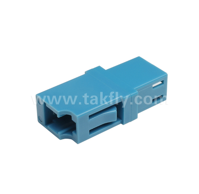 LC Simplex Fiber Adapter – Low Insertion Loss, Precision Alignment, High & Low Temperature Resistant, for Data Center & FTTx Fiber Connections
