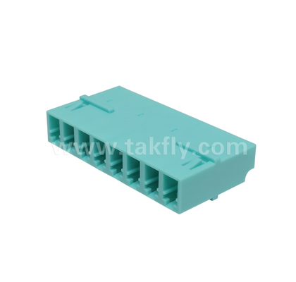 LC 8‑Way Adapter – 8‑in‑1 LC Duplex, High‑Density Fiber Adapter, Low Insertion Loss, for Data Center & FTTx High‑Density Patching