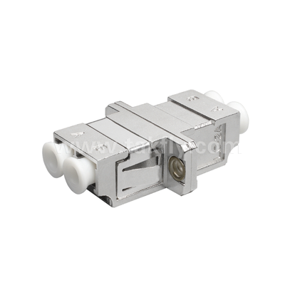 LC Duplex Metal Adapter – Durable Metal Housing, Interchangeable, for Cable-to-Cable & Cable-to-Equipment