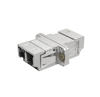 LC Duplex Metal Adapter – Durable Metal Housing, Interchangeable, for Cable-to-Cable & Cable-to-Equipment