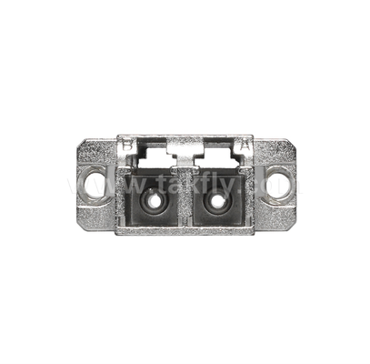 LC Duplex Metal Adapter – Durable Metal Housing, Interchangeable, for Cable-to-Cable & Cable-to-Equipment