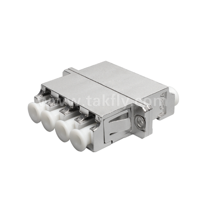 LC Quad Metal Adapter – High‑Density 4‑Port LC Interface, Rugged, Low Loss, High & Low Temperature Resistant