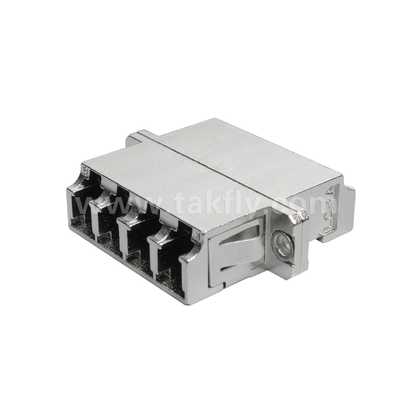 LC Quad Metal Adapter – High‑Density 4‑Port LC Interface, Rugged, Low Loss, High & Low Temperature Resistant