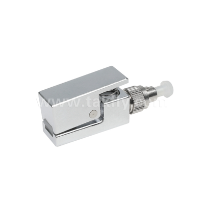 FC Square Type Bare Fiber Adapter – Epoxy‑Free, Reusable, Low Insertion Loss, for Optical Fiber Testing & Measurement Applications
