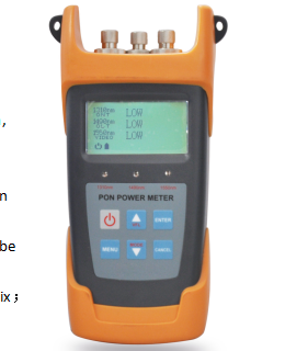 PON Optical Power Meter | For GPON /EPON and XGPON/ XGSPON Networks