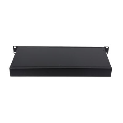PLC Splitter 1U 19Inch 2x64 Rack Mount LC Fiber Optic for FTTx Data Center