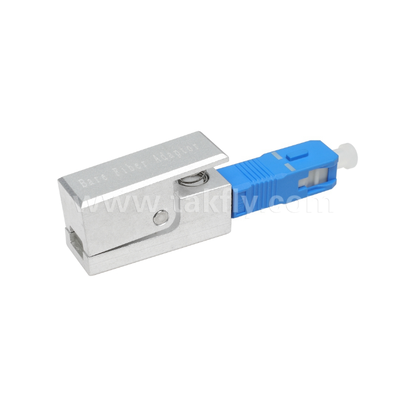 SC Square Type Bare Fiber Adapter – Epoxy‑Free, Reusable, Low Insertion Loss, for Optical Fiber Testing & Measurement Applications
