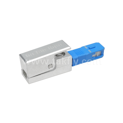 SC Square Type Bare Fiber Adapter – Epoxy‑Free, Reusable, Low Insertion Loss, for Optical Fiber Testing & Measurement Applications