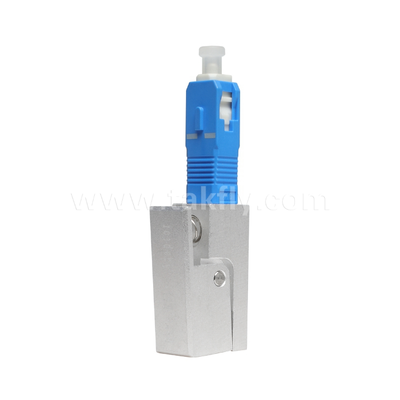 SC Square Type Bare Fiber Adapter – Epoxy‑Free, Reusable, Low Insertion Loss, for Optical Fiber Testing & Measurement Applications