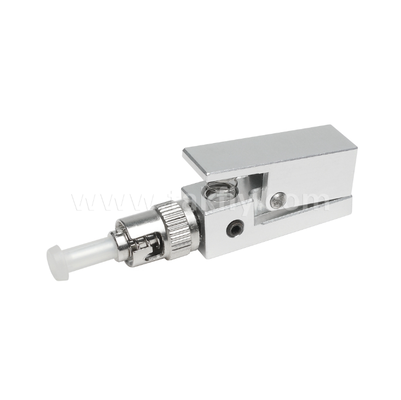 ST Square Type Bare Fiber Adapter – Epoxy‑Free, Reusable, Low Insertion Loss, for Optical Fiber Testing & Measurement Applications