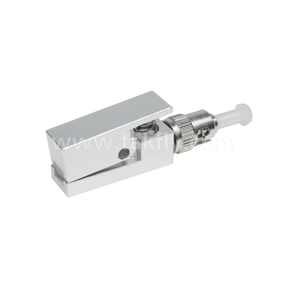 ST Square Type Bare Fiber Adapter – Epoxy‑Free, Reusable, Low Insertion Loss, for Optical Fiber Testing & Measurement Applications