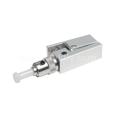 ST Square Type Bare Fiber Adapter – Epoxy‑Free, Reusable, Low Insertion Loss, for Optical Fiber Testing & Measurement Applications
