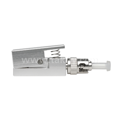 ST Square Type Bare Fiber Adapter – Epoxy‑Free, Reusable, Low Insertion Loss, for Optical Fiber Testing & Measurement Applications