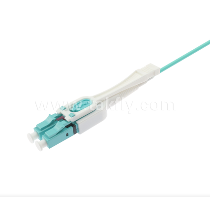 LC Push-Pull Uniboot Fiber Optic Patch Cord – One-Tube Two-Core, Polarity Interchangeable, for High-Density Assembly & Data Center Applications