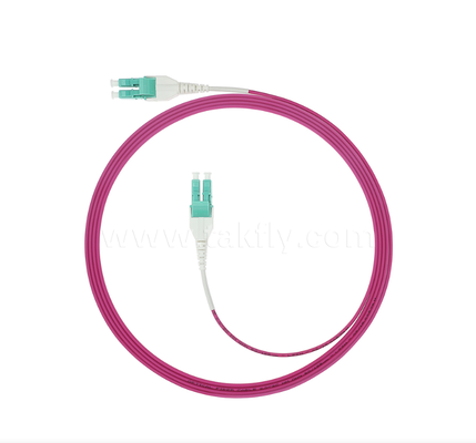 LC Uniboot Fiber Optic Patch Cord – One-Tube Two-Core, Fixed Polarity, Compact Structure, Halves Cable Volume for High-Density Cabling