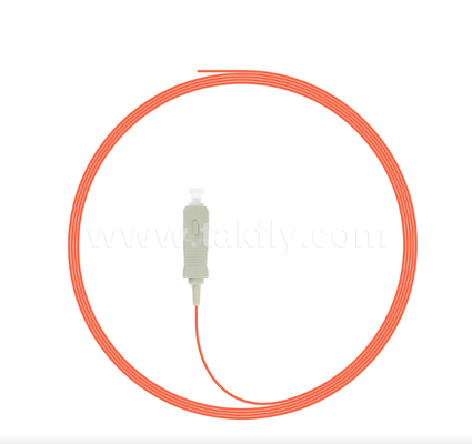 SC Simplex Fiber Optic Pigtail – 0.9/2.0/3.0mm Cable Diameters, Connectorized One End, Bare Fiber on the Other, for Optical Termination, Splicing & Equipment Connection