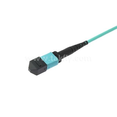 MPO MTP Patchcord Multimode OM3 Trunk Cable 12F Fiber Optic for Data Center AI Telecom Cabling