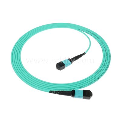 MPO MTP Patchcord Multimode OM3 Trunk Cable 12F Fiber Optic for Data Center AI Telecom Cabling