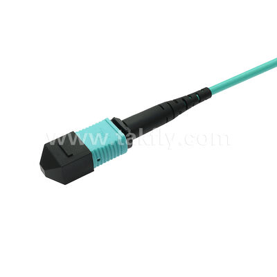 MPO MTP Patchcord Multimode OM3 Trunk Cable 12F Fiber Optic for Data Center AI Telecom Cabling