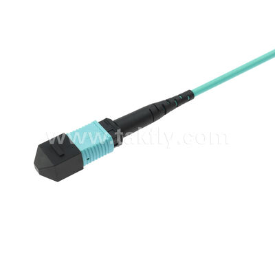 MPO MTP Patchcord Multimode OM3 Trunk Cable 12F Fiber Optic for Data Center AI Telecom Cabling