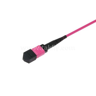 MPO MTP Patchcord Multimode OM4 Trunk Cable 12F Fiber Optic for Data Center AI Telecom Cabling