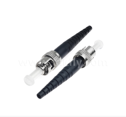 ST Fiber Optic Connector – Bayonet Twist-Lock, Low Insertion Loss, Multimode/Singlemode Compatible