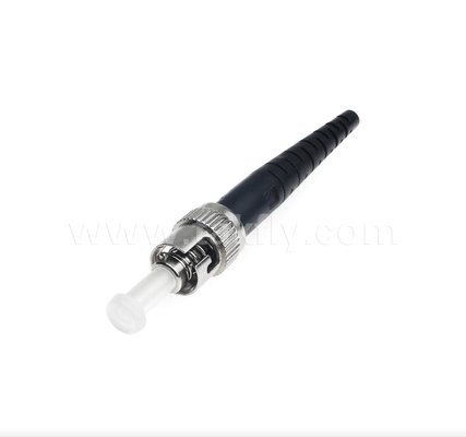ST Fiber Optic Connector – Bayonet Twist-Lock, Low Insertion Loss, Multimode/Singlemode Compatible