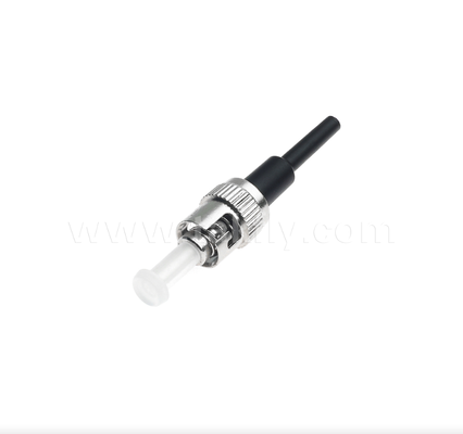 ST Fiber Optic Connector – Bayonet Twist-Lock, Low Insertion Loss, Multimode/Singlemode Compatible