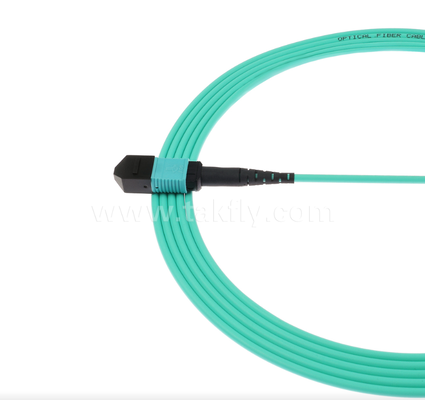 MPO/MTP OM3 Multimode Patch Cord – High-Density 40G/100G Data Center Trunk Cable, Low Insertion Loss