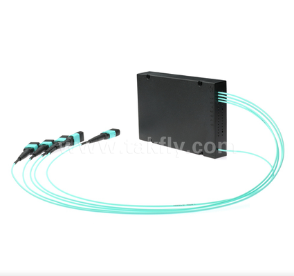 1×4 MPO/MTP OM3 PLC Splitter – High-Density Multi-fiber Splitter for Data Centers