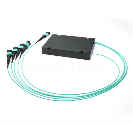 1×4 MPO/MTP OM3 PLC Splitter – High-Density Multi-fiber Splitter for Data Centers