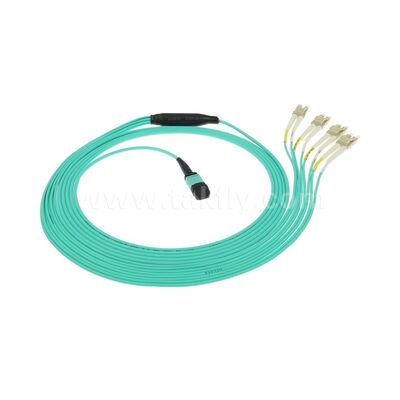 MPO/MTP-LC Breakout Patchcord Fiber Optic Cable for Data Center AI Cabling FTTx