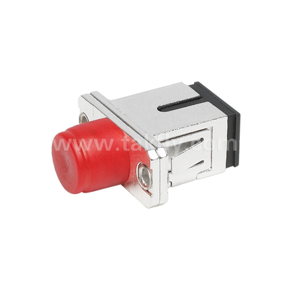 FC-SC Hybrid Adapter – Simplex, Metal Housing, Female-Female, for Different Connector Interconnection