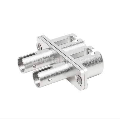 ST-LC Metal Hybrid Adapter – Duplex, Female-Female, for Connecting Different Connector Interfaces