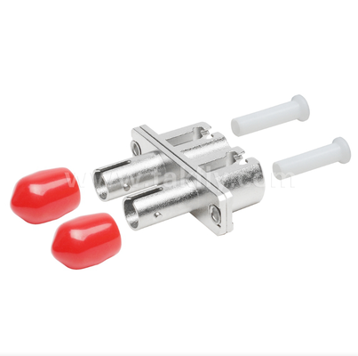 ST-LC Metal Hybrid Adapter – Duplex, Female-Female, for Connecting Different Connector Interfaces