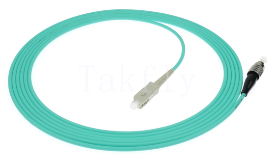 SC to FC Fiber Optic Patch Cord – Hybrid Interconnect, Single-mode/Multimode, Customizable Lengths