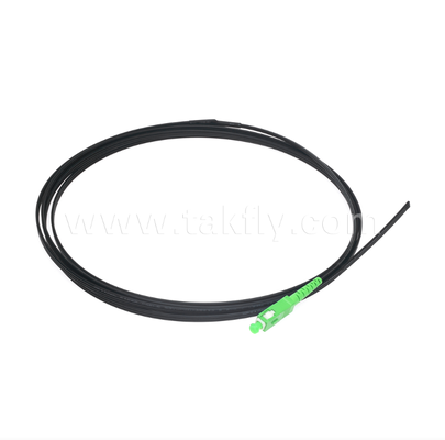 SC/APC FTTH Outdoor Flat Drop Pigtail – Simplex, Pre-connectorized, Anti‑Vibration Design for Fast Field Deployment