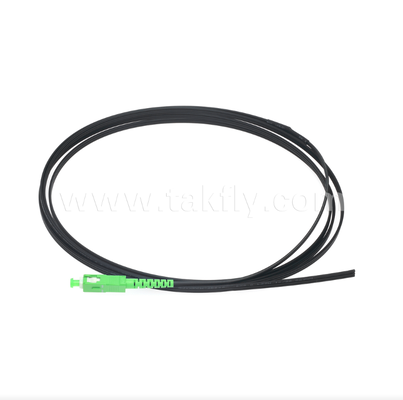 SC/APC FTTH Outdoor Flat Drop Pigtail – Simplex, Pre-connectorized, Anti‑Vibration Design for Fast Field Deployment