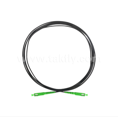 SC/APC to SC/APC FTTH Indoor Flat Drop Patch Chord -Simplex, Pre-terminated, anti Vibration for Fast In-Building Deployment