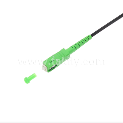 SC/APC to SC/APC FTTH Indoor Flat Drop Patch Chord -Simplex, Pre-terminated, anti Vibration for Fast In-Building Deployment