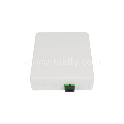 TKS-1806-02GB Fiber Termination Box- Desk or Wall Mount, Ideal for FTTH Final Drop & Pigtail Termination