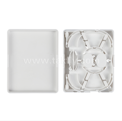TKS-1806-02GB Fiber Termination Box- Desk or Wall Mount, Ideal for FTTH Final Drop & Pigtail Termination