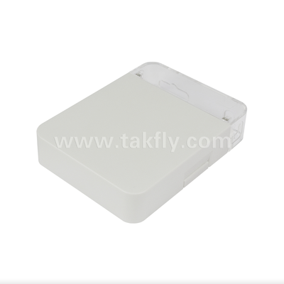 TKS-1806-02W FTTH Fiber Optic Wall Outlet – Compact Indoor Termination Box for Customer Premises