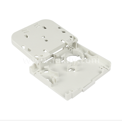 TKS-1806-02W FTTH Fiber Optic Wall Outlet – Compact Indoor Termination Box for Customer Premises