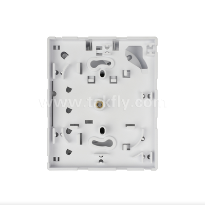 TKS-1806-04D FTTH Fiber Termination Box – Desk/Wall Mount, 4-Port, Indoor, Supports Fusion Splicing & Cable Management
