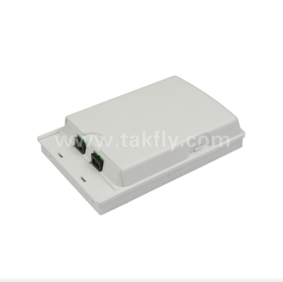 TKS-1806-02F Fiber Wall Outlet – Feeder Cable to Drop Cable Termination Point for FTTx Networks